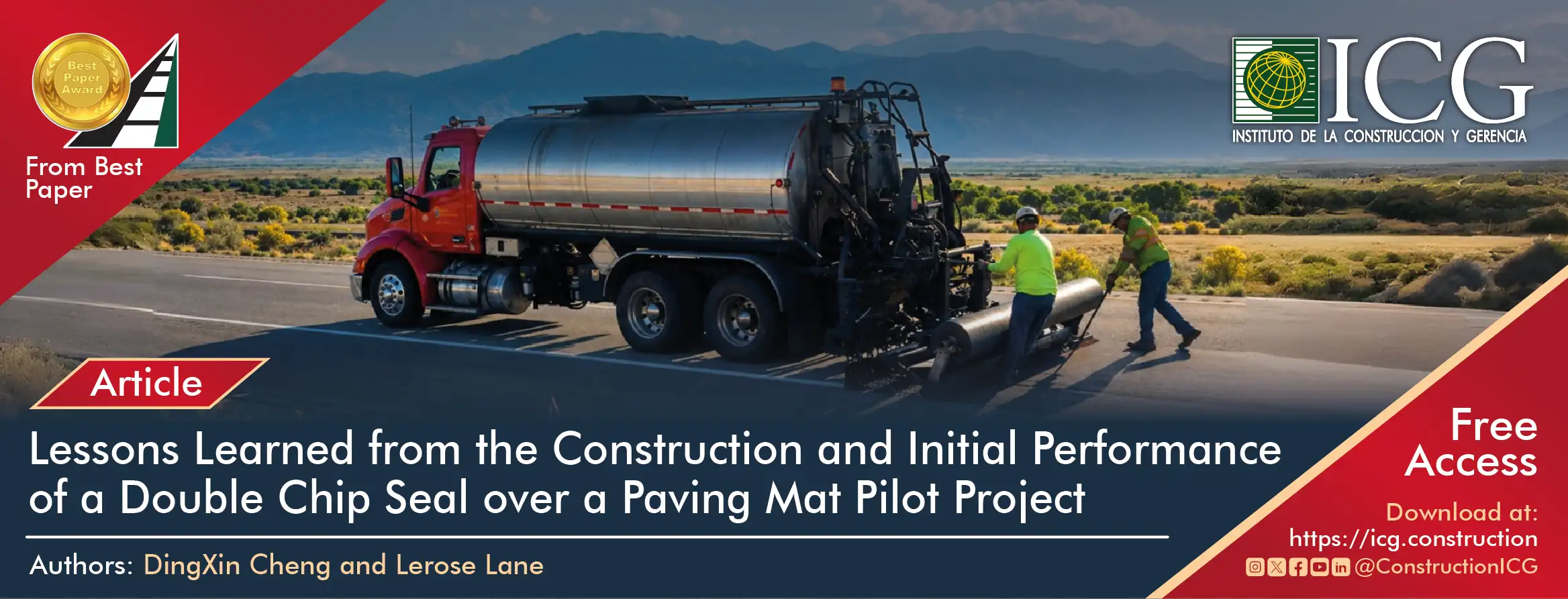 Lessons Learned from the Construction and Initial Performance of a Double Chip Seal over a Paving Mat Pilot Project